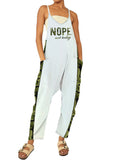 Summer New Fashion Leisure Loose Printed Jumpsuit-Outfit
