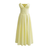 New Sexy Multi-Color Dress With Bare Chest And Fish Bone Waist In Summer-Outfit