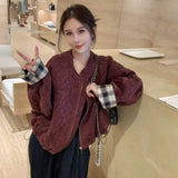 Fur One Lamb Wool Thick Advanced Sense Coat Female Autumn Winter 2024 New Korean Short Style Jacket-Outfit