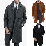 Fongt European Version Of The New Hair, The Man's Coat, The Long Coat Ebay Bursts Of Large Code Single Buckle
