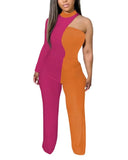 Fongt Spring And Summer New Women's Irregular Trousers Out-Shoulder Commuting