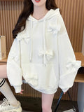 3D Bow Hoodie-Outfit