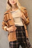 Plaid Cardigan 1028-0-Outfit