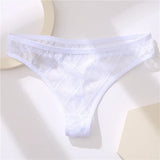 Women's Underwear Panties Transparent Cotton Sexy Thong Soft Low-waist G-String Breathable Comfortable Fashion