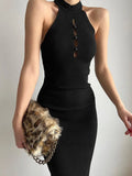 Green Knitted Bodycon