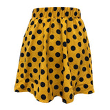 Fongt Summer Hot Wave Dot Mini Skirt Red Skirt-Outfit