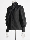 Fongt Design Black Shirt Women 2025 New Fashion Strap High-End Thin Top Woman