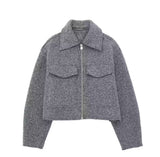Fongt Women's Women's 2024 New Bead Short Jacket-Outfit