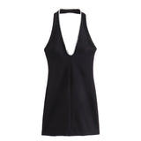 Summer Jewellery Neckline Slim Mini Dress 3082739-Outfit