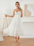 Ruched Tie-Up Strappy Maxi Dress-Outfit