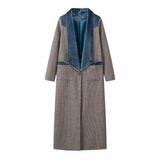 Fongt Women's Clothing Explosion Fashion Lattice Hair Coat