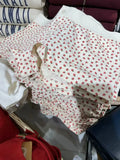 Women Soft Cotton Front Buttons Shorts 2023 Summer Vintage Low Waist Female Chic Bottoms-Outfit