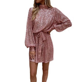 Fongt Evening Dress Gold Slimming Tie With Long Sleeves Of The Bare Back