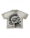 Men's T-Shirt Pure Hearyweight Cotton DTG Street Boys Long T-Shirt Men's T-Shirt Printed Short-Sleeved Shirt-Outfit