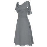New Chiffon Dress Women's Sexy Shoulder Wedding Dress-Outfit