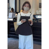 Fongt Simple High-End Small-Scale Shirt Sling Women 2025 Spring Wearing Casual Pants Fashion Two Sets