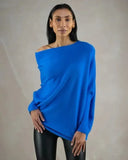 Color Round Neck Long Sleeve