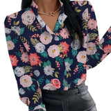 Collar Long Sleeve Office Lady