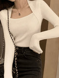 Rib Knit Sweater-Outfit