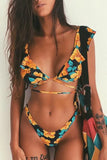 Ruffles Cross Bikini