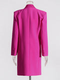 Designing Small Suit Woman 2025 New Collar Collar Drilled Two Buckle Temperament Solid Color Suit