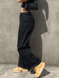 Relaxed Mid-Waist Boyfriend Jeans-Outfit