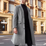 Fongt Men's Coat New English Men's Long Wind Coat Coat Man's Coat