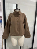 Fongt Spring And Autumn New Temperament Trend Collar Buckle Jacket Short Jacket