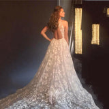 Fongt New White Dress Sexy V Tie Dress With Empty Lace