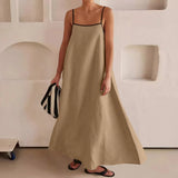 Fongt Bump Cotton Leprosy Sling Dress 2025 Spring And Summer New