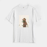 Harajuku Graphic Printed Cotton T Shirts Women Korean Soft Loose Tees Aesthetic Chic Painting Basic Female Tops