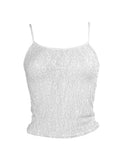All Over Lace Slim Cami Top-Outfit