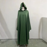 Fongt And Winter Punk Loose Hooded Wool, Loose Cloak Tops Men And Women's Same