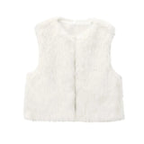 Fongt New Women's Clothing Fashion Temperament Artificial Fur Effect Vest