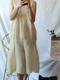 shows thin elastic foreign style dress covering flesh design feeling pregnant women can wear pleated flower bud