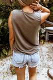 Neck Sleveless T