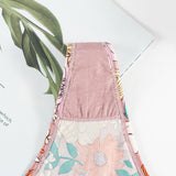 Ice Silk Scarless Thongs Women Print Low-Waist Sexy T-Sants Hot Sedulish Ultra-Thin Yoga Pants