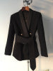 Fongt Star New Metal Double-Dnecked Green Fruit Collar Belt Suit Jacket