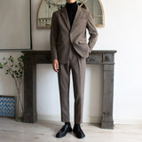 Fongt Version Of The Small Autumn And Winter Coat Casual Top Men's Suit Korean Version Of The Trendy Free Men's Suit Top Dress