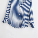New Casual Loose Silk Satin Satin Sag Shirt 2197745-Outfit