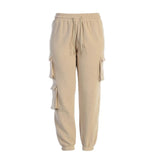 Autumn Multi-Pocket Sweatpants Women Casual High Elastic Waist Drawstring Loose Jogger Pants Plus Size Harajuku