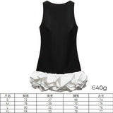 Fongt Party Dress Women's Cascadal Short Dress 2025 Dress-Up Long Sleeves Of The Pool