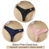 Cotton G-string Panties Women's Underwear Sexy Panties Female Underpants Thong Women Solid Color Pantys Lingerie