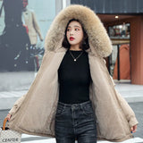 Medium And Long Style To Overcome The Female 2024 Winter New Korean Version Of The Thick Loose Warm Padded Clothes Large Size Women's Cotton Clothes-Outfit