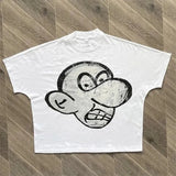 Printing Of Men's T-Shirt Blutosatire Billdog Cotton Oversized Picture-Outfit