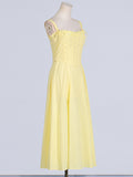 Fongt Elegant Wind 2025 Spring New Three-Dimensional Fish Bone Tie + Yellow Thoracic Dress Suit