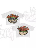 Retro Men's Cartoon Hip-Hop Short-Sleeved Cotton T-Shirt American Kawayi Long Clothes Y2k Short Sleeves-Outfit