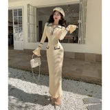 Fongt Dress 2025 Explosion New High-End Embroidery Long-Term Collection Waist Thin Dress