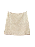 Fongt Xixi 13 Line 2025 Spring And Summer High-Rise Half-Dress Flash Fish Scaly Squint A-Word Ass Short Skirt 85113