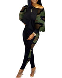Fongt Women's Long-Sleeved Round-Neck Fashion Casual Set In Autumn